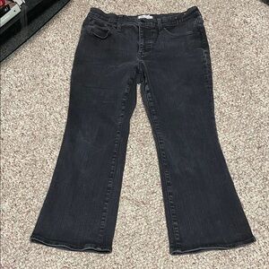 Madewell Black Flare & Wide Leg Jeans